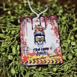 True Crime Junkie Car Freshener
